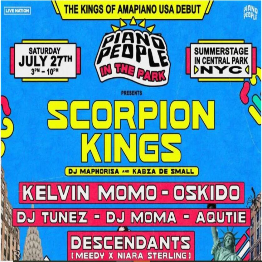 Scorpion Kings To Ignite Central Park With Amapiano beats